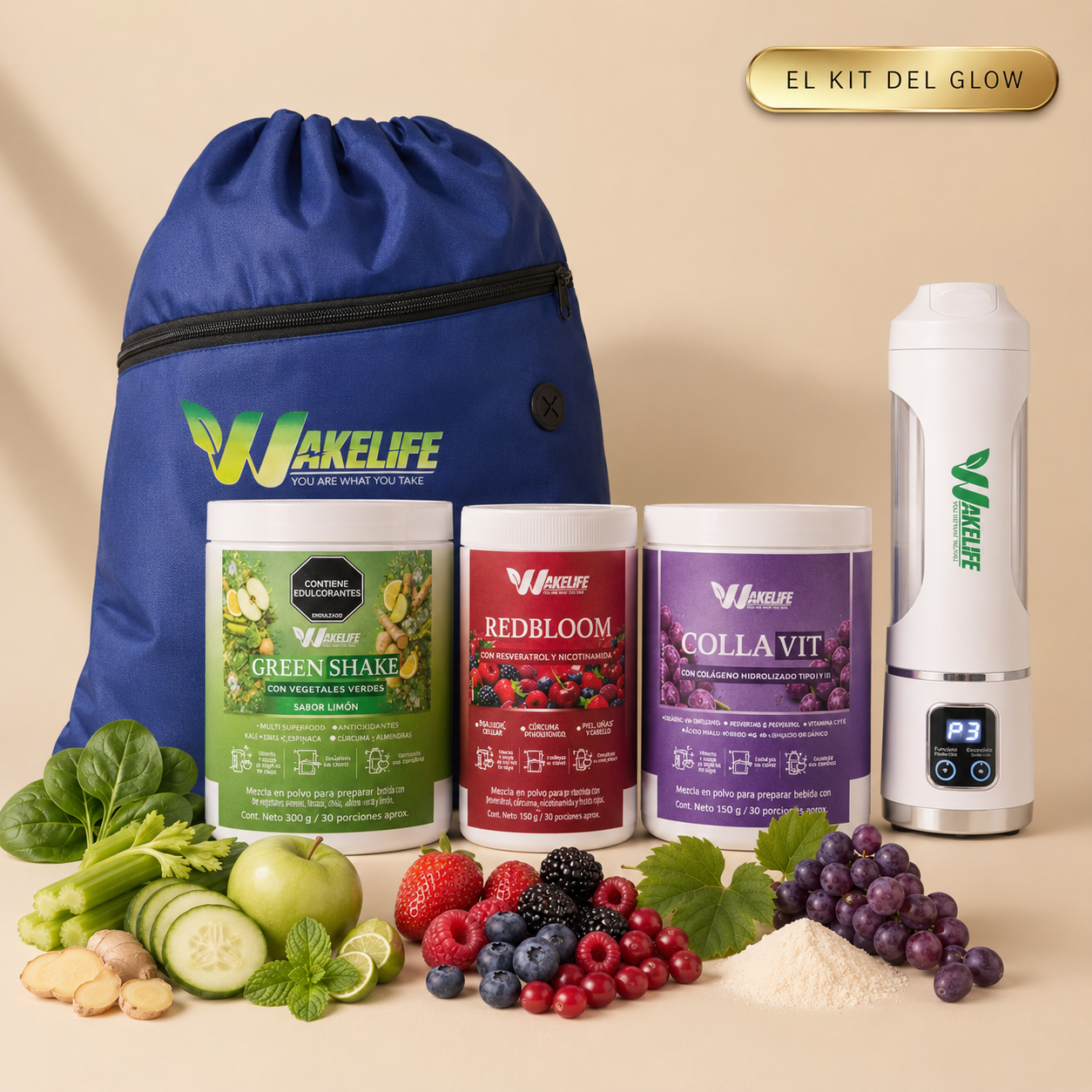 KIT RESPLANDOR NATURAL X 3